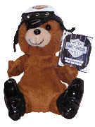 Big Twin ~ Harley Davidson Beanie Bear