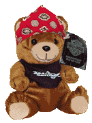 Roamer ~ Harley Davidson Beanie Bear