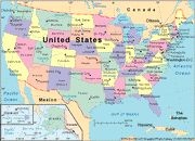 U.S.A. Map